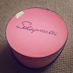 Vintage Pink Hat box